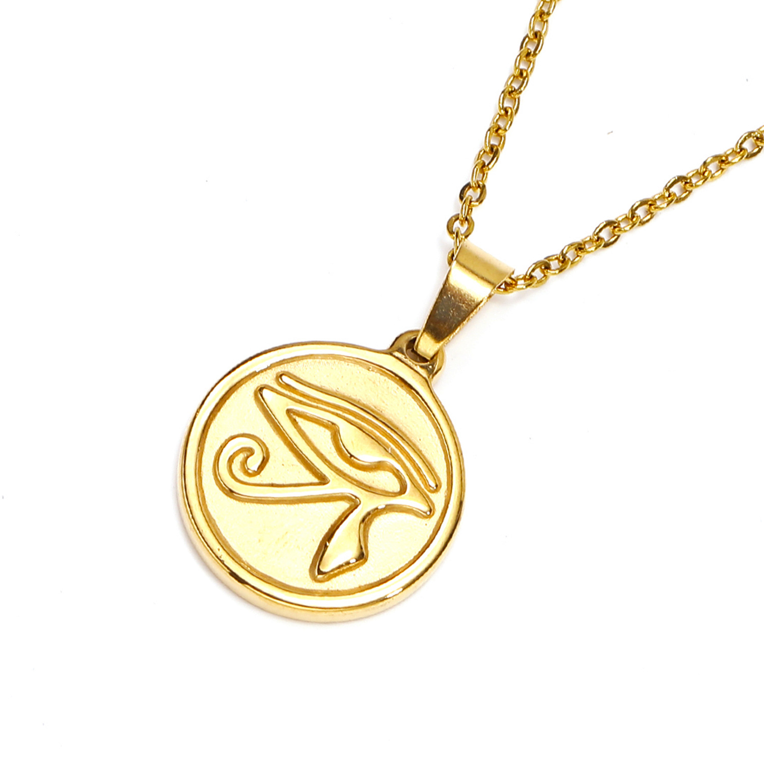 Personalized Vintage Coin Necklace for Women, Custom Antique Charm Pendant 5