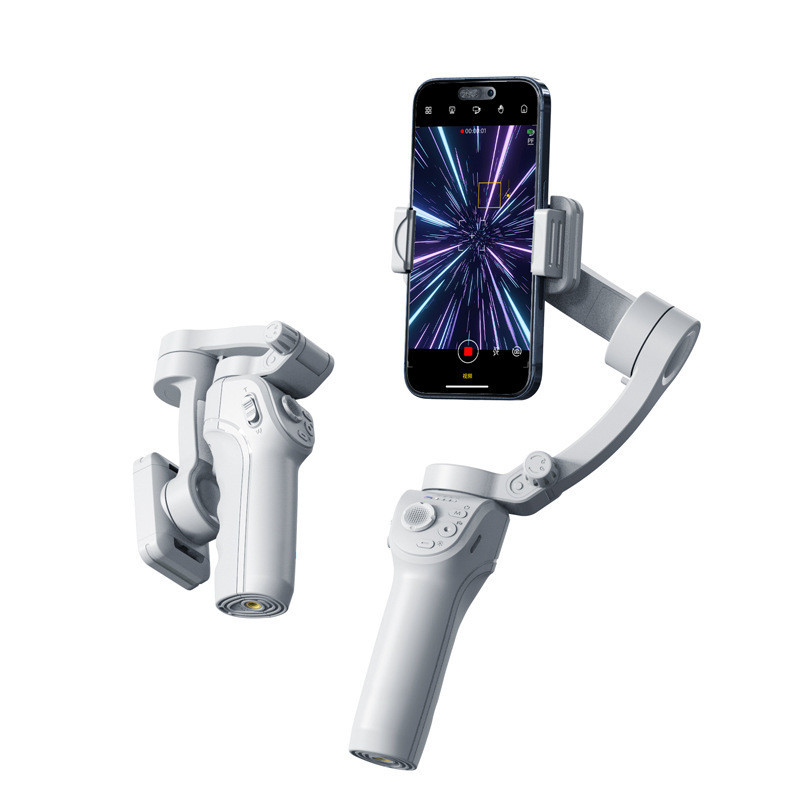 Handheld 3-Axis Anti-Shake Stabilizer Tripod Head – AI Face Recognition, Fill Li - Photo 10 sur 10