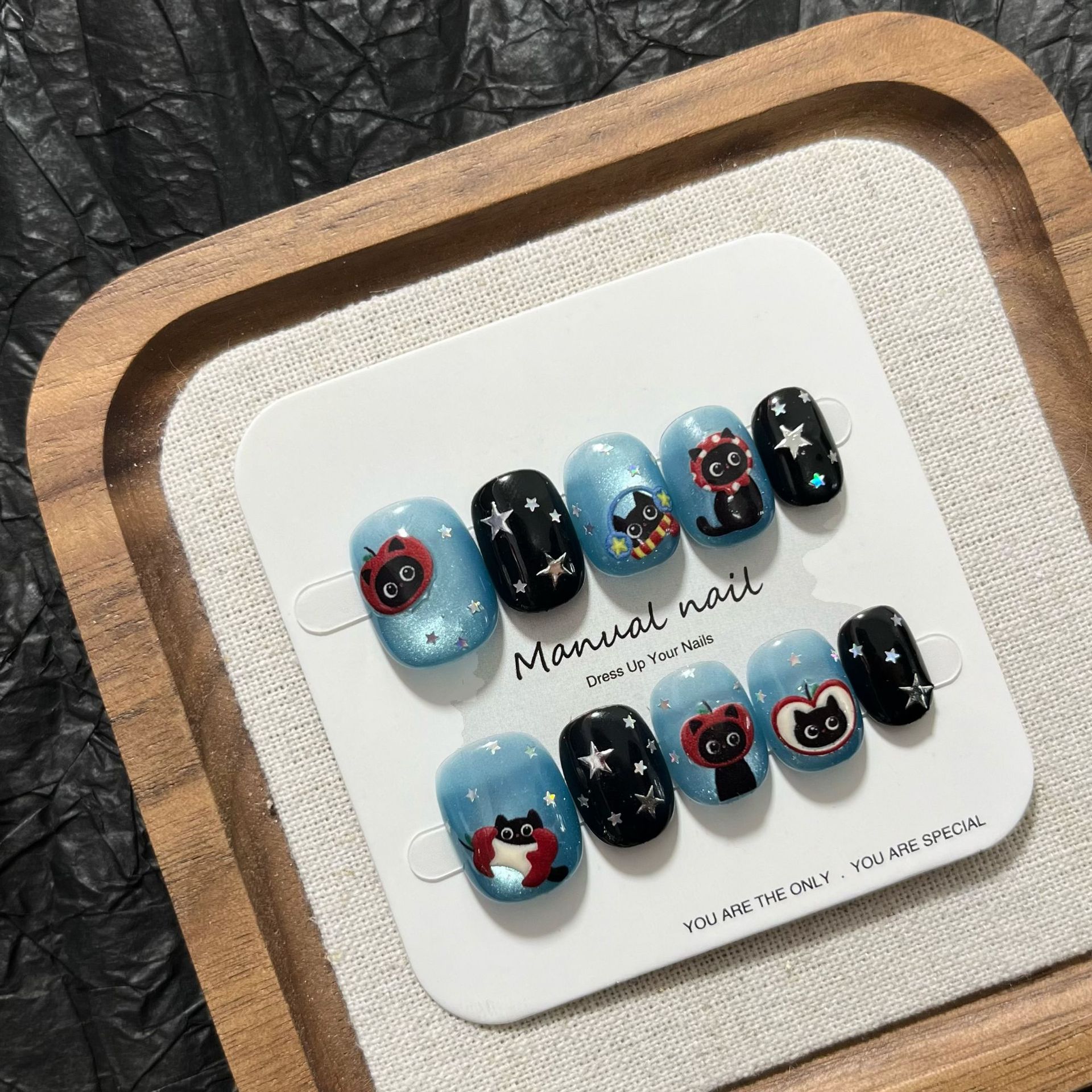 Wearable Nail Stickers For Girlsremovable Design