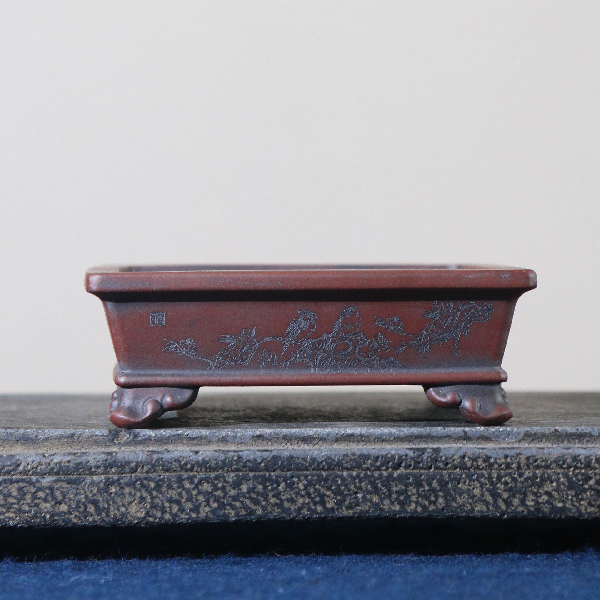 Rectangular Yixing Clay Flower Pot, picture 5 of 5