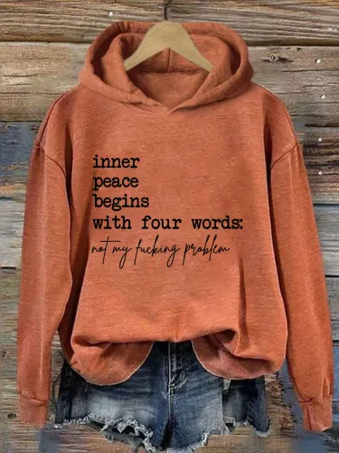 Loose European And American New Hoodie 00008Orange - Shop at LoveMi