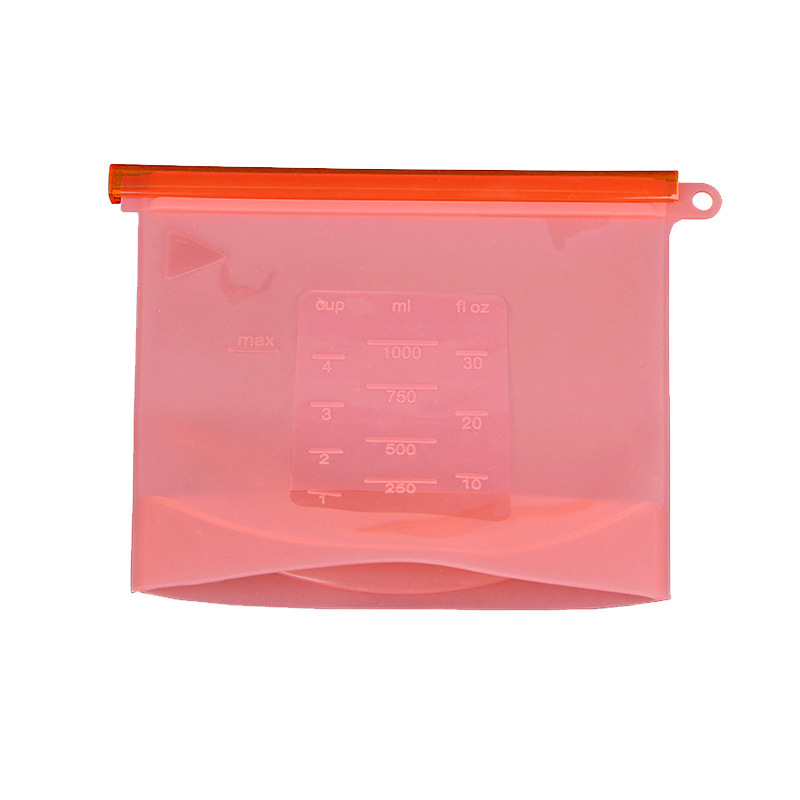 Silicone Fresh-Keeping Bags Food-Grade Sealed Bags Household Container Kitchen Food Storage Bags — foto 2