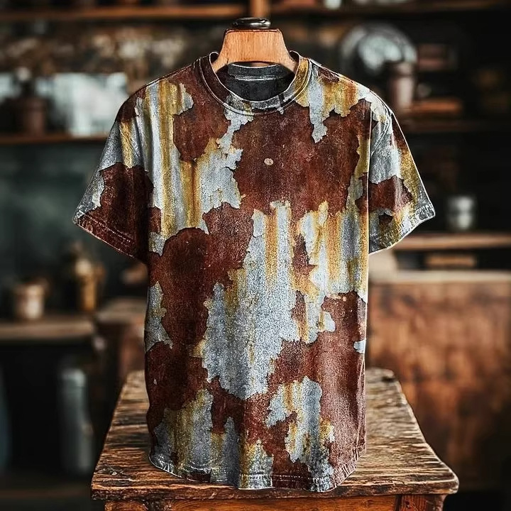 3D Digital Print Fashion Streetwear Short-Sleeve T-Shirt