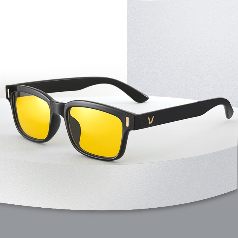 Retro Small Box Rice Nail Style Personalized Sunglasses With UV Protection - Image 2