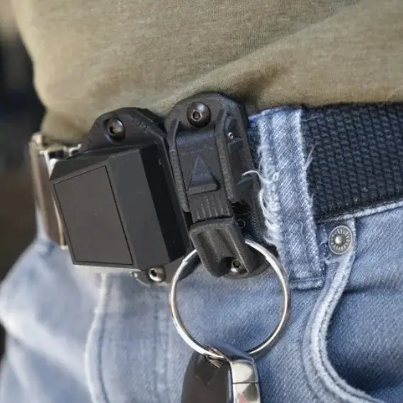 Secure And Portable Waist Belt Key Ring