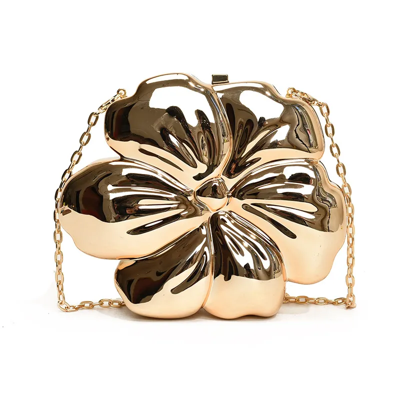 Female Sweet Cool Bag Chain Crossbody - Champagne