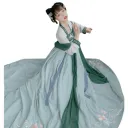 Light Green Lower Skirt 6 M
