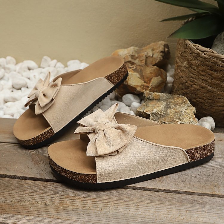 Cross-border Summer New Bow-knot Matte Shoes
