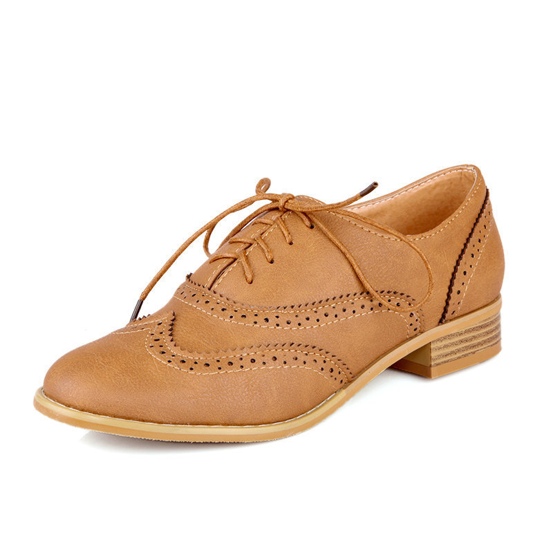 Synthetic Leather Oxford Flats, picture 7 of 7