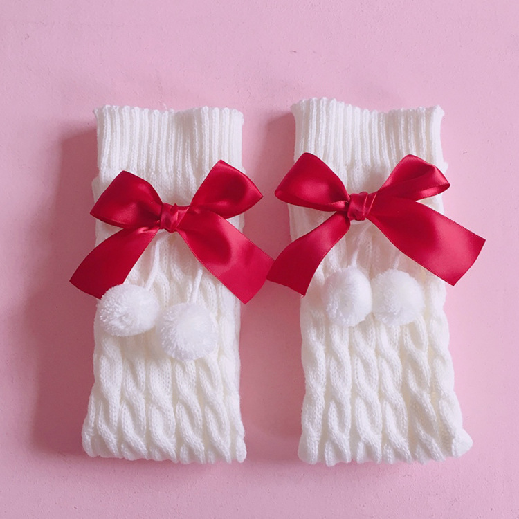 Red Bow Foot Sock