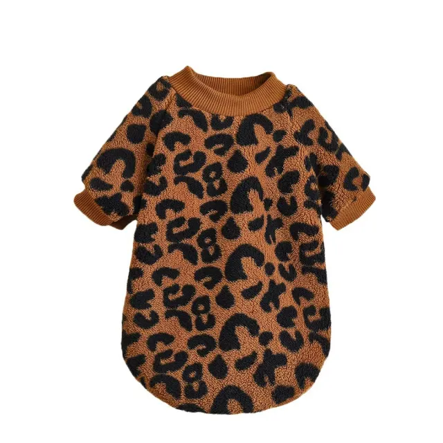 Fashion New Leopard Dog Warm Sweater Leopard Print - Shop at LoveMi