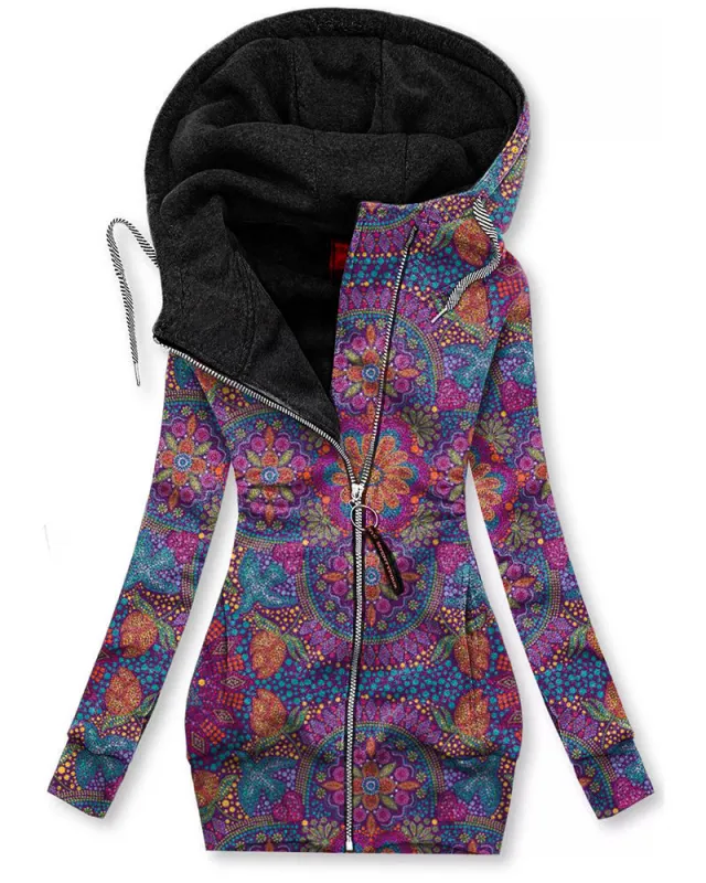 Zipper Pattern 3D Printed Long Sleeve Hooded All matching Hoodie Law05 Xl - Shop at LoveMi