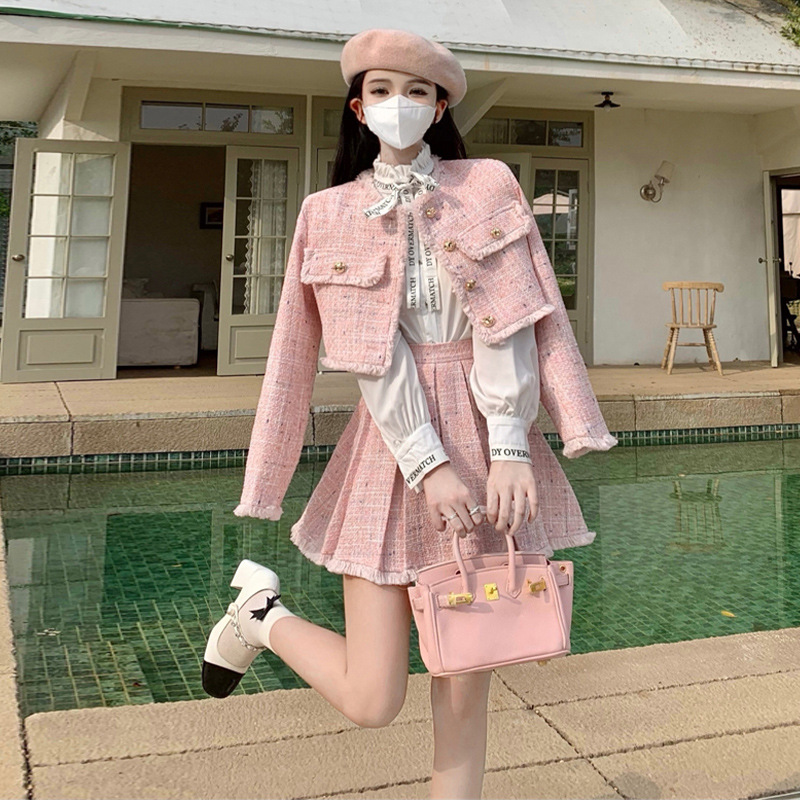 Suit Skirt Temperament Socialite Two-piece Set Small Dress - Image 2