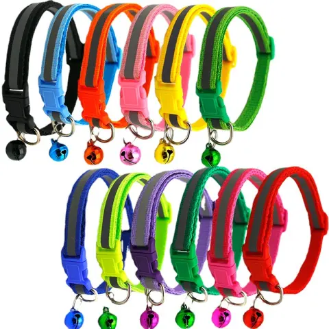 Plush Doll Collar with Colorful Buckle