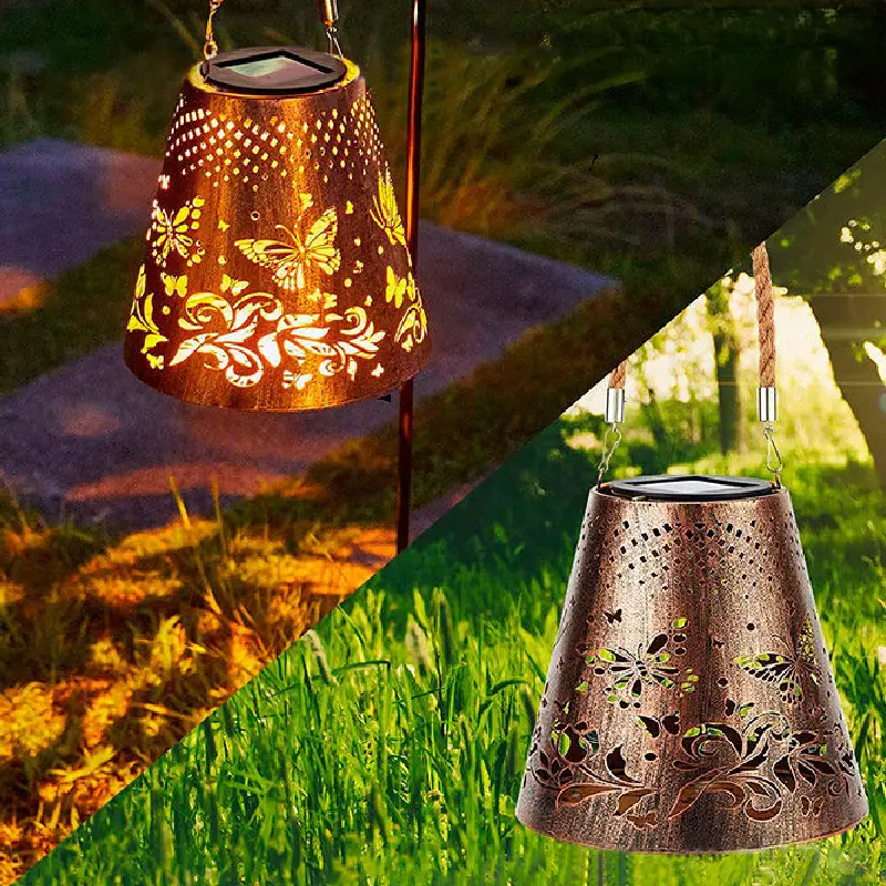 Solar Butterfly Lamp Outdoor Courtyard Decoration Hollow