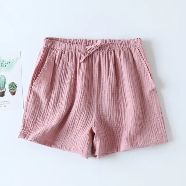 Cotton Cloth Double layer Thin Women's Summer Pajama Pants Women's Brown - Shop at LoveMi