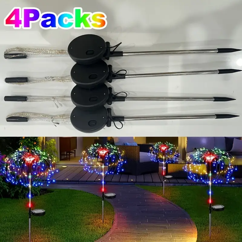 Solar Led Smoke Lamp Outdoor Courtyard Garden