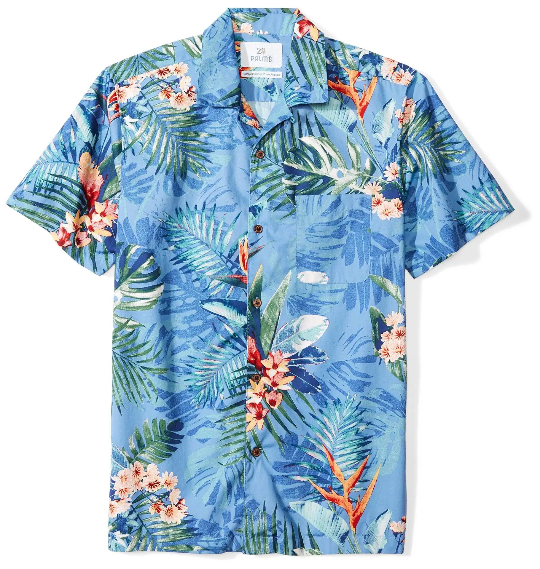 Hawaiian Printed Short Sleeve Shirt