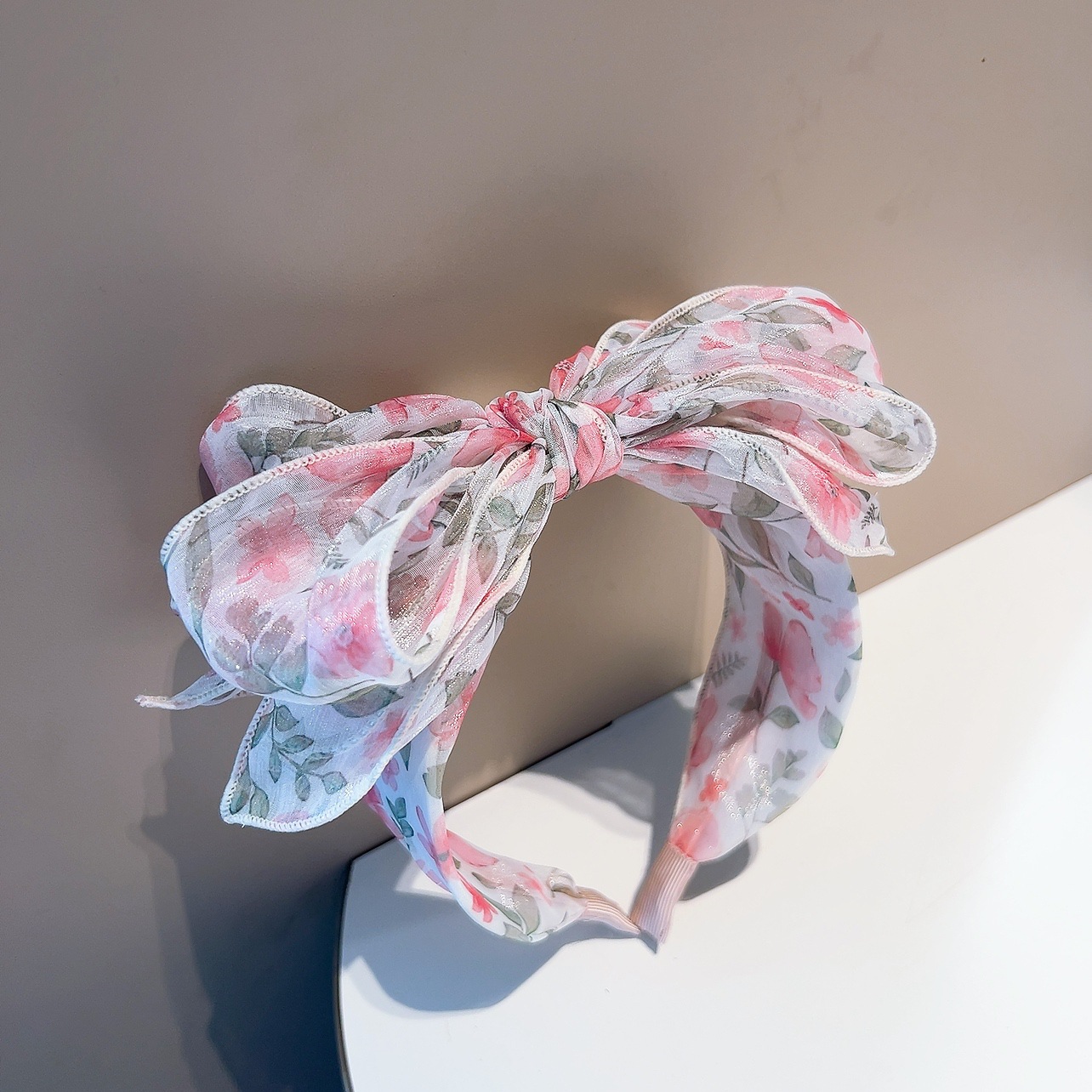 Title 7, Leopard Print Headband Multilayer Bow Fairy