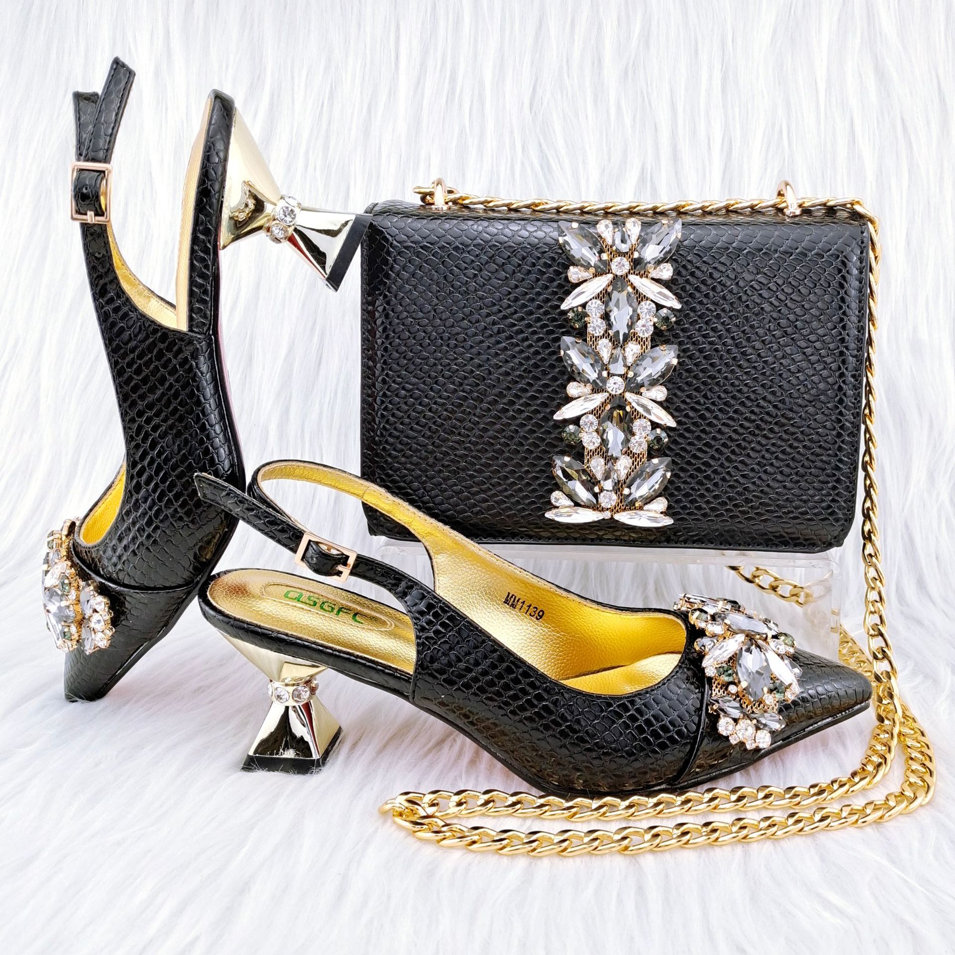 Title 1, French Stiletto Heels Convertible Handbag. Low ...