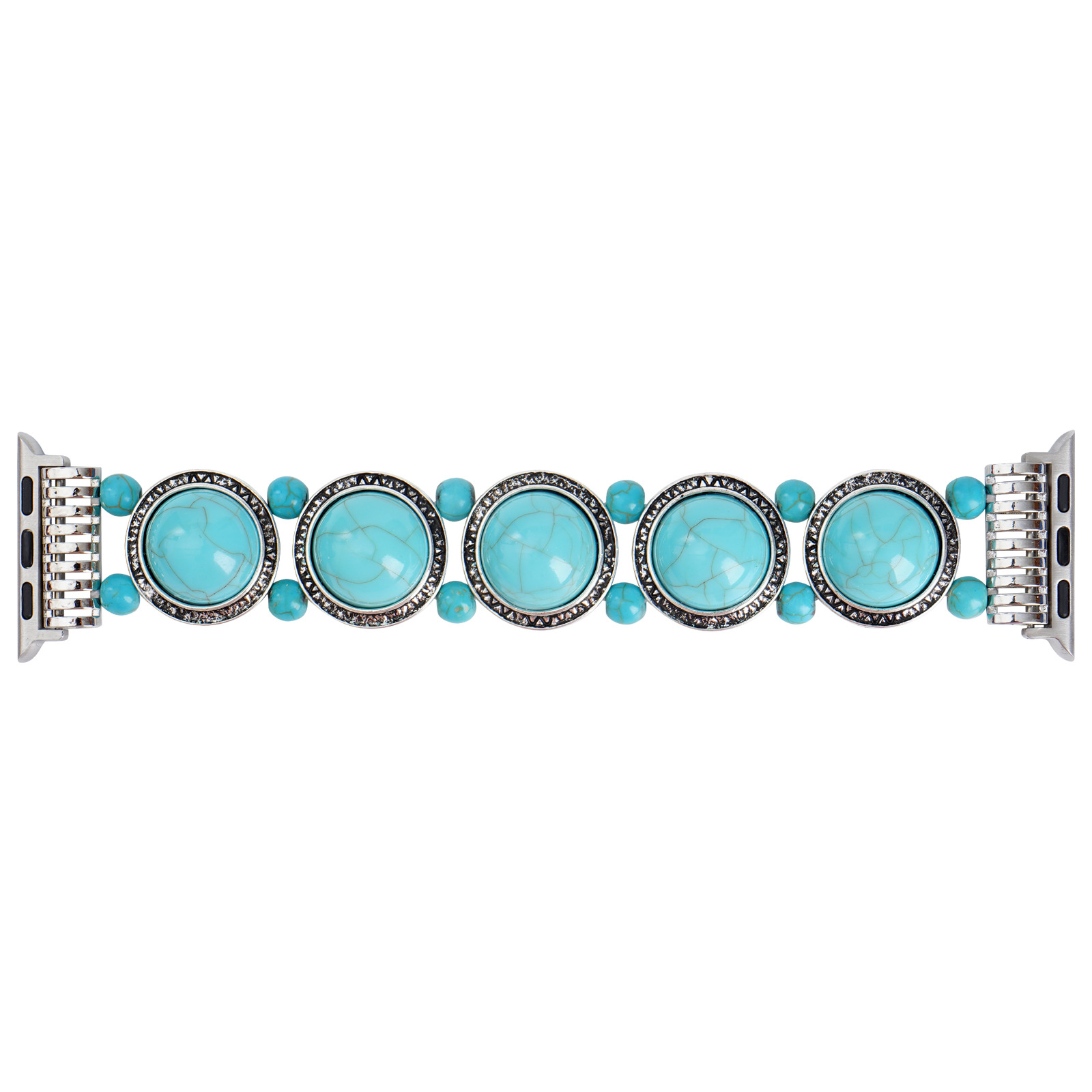 Title 8, Turquoise Single Circle Watch Bracelet