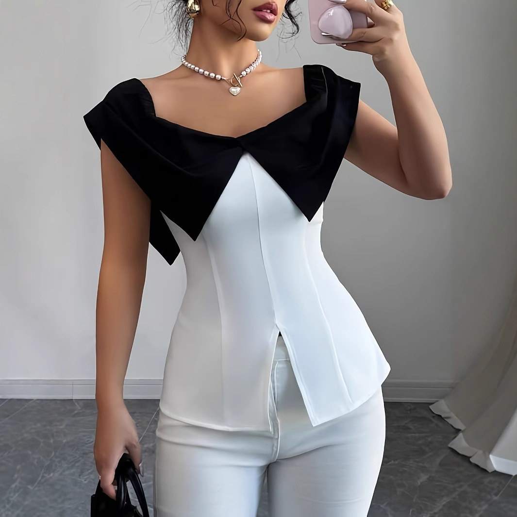 Summer Style Slim Fit Top For Women
