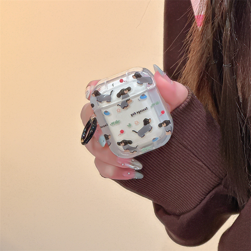 Creative Personality Cartoon Sweater Sausage Dog Bluetooth Headset Pro Protective Cover - Image 15