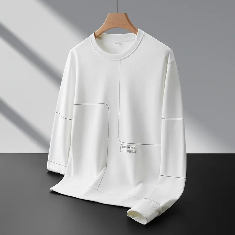 Men's Loose Round Neck Casual Versatile Pullover Sweatshirt