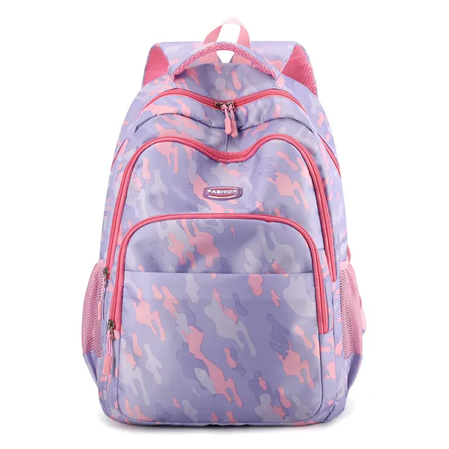 Children's Lightweight Burden Alleviation Spine Protection Backpack Purple - Shop at LoveMi