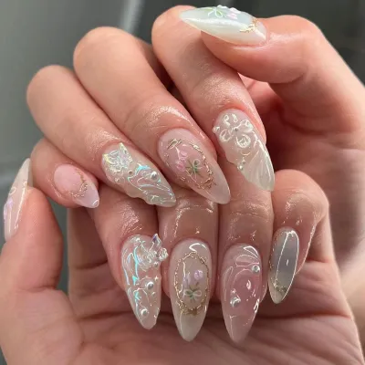 High-grade Aurora Manicure Fake Nail Tip