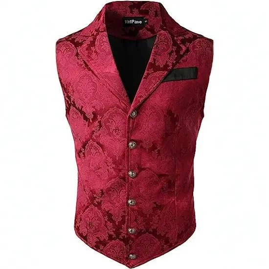 Vintage-style Formal Suit Personalized Mens Waistcoat