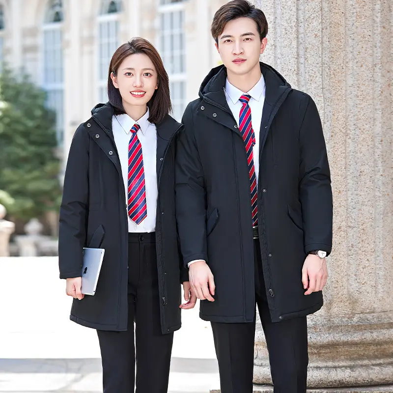 Men's And Women's Parka Thickened Cotton-padded Clothes