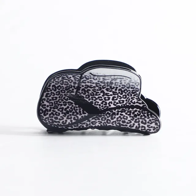 Retro Exotic Acrylic Barrettes Gray Purple Pattern Cowboy Hat - Shop at LoveMi