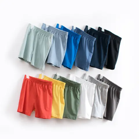 Solid Color Kids Capri Shorts