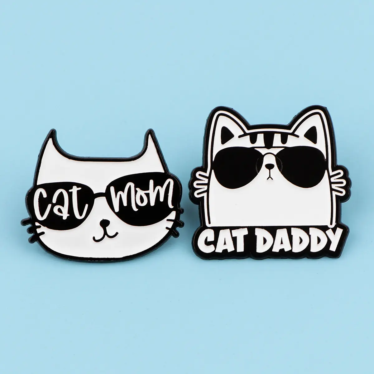 Cartoon Animal Black Cat Pin Alloy Badge