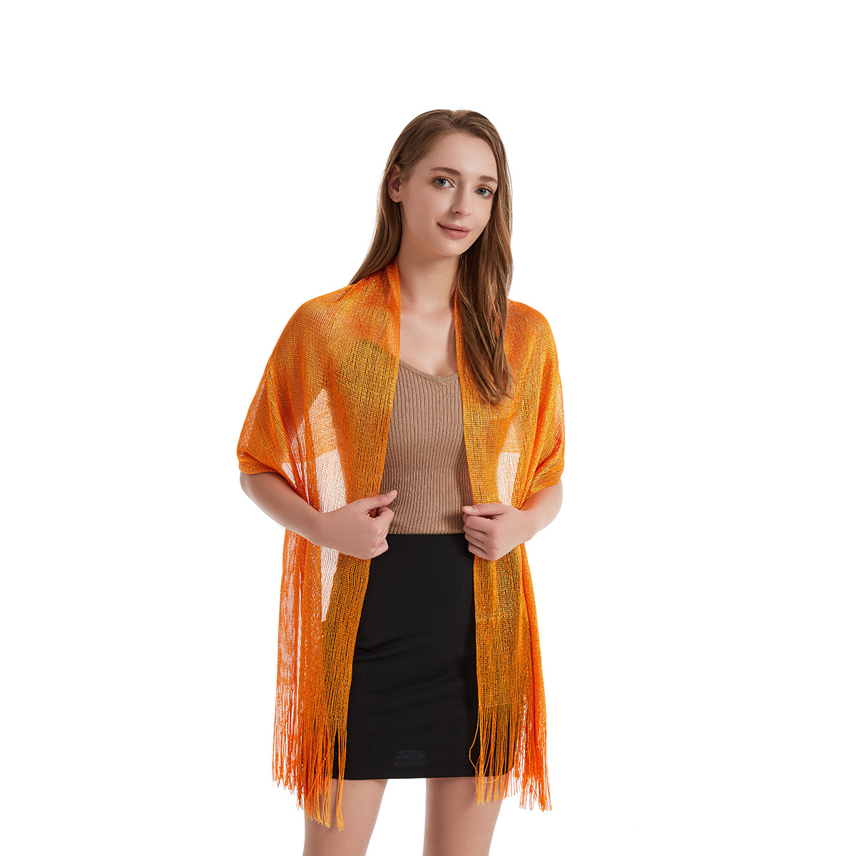 Orange Gold Silk