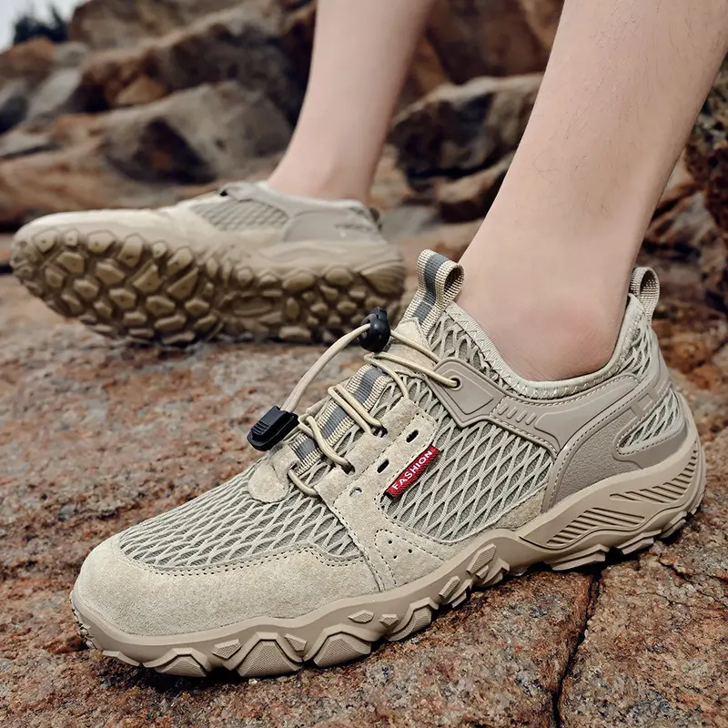 Men's Summer Leather Breathable Outdoor Sports Casual