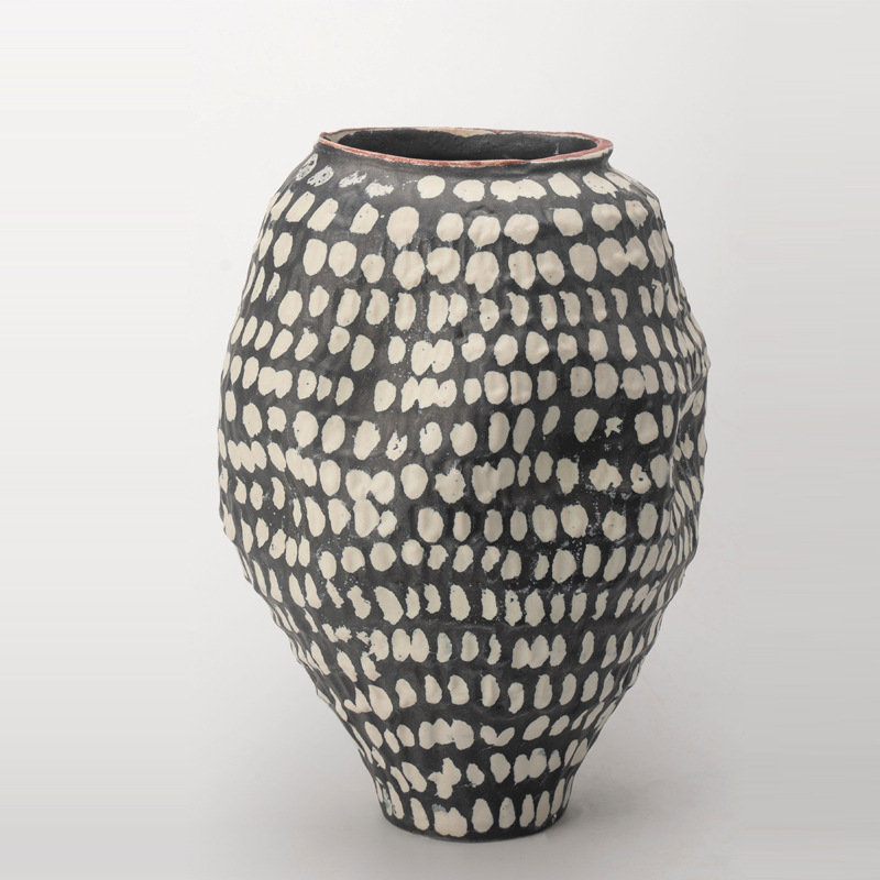 Ceramic Flower Vase, Glazed Finish, picture 3 of 11