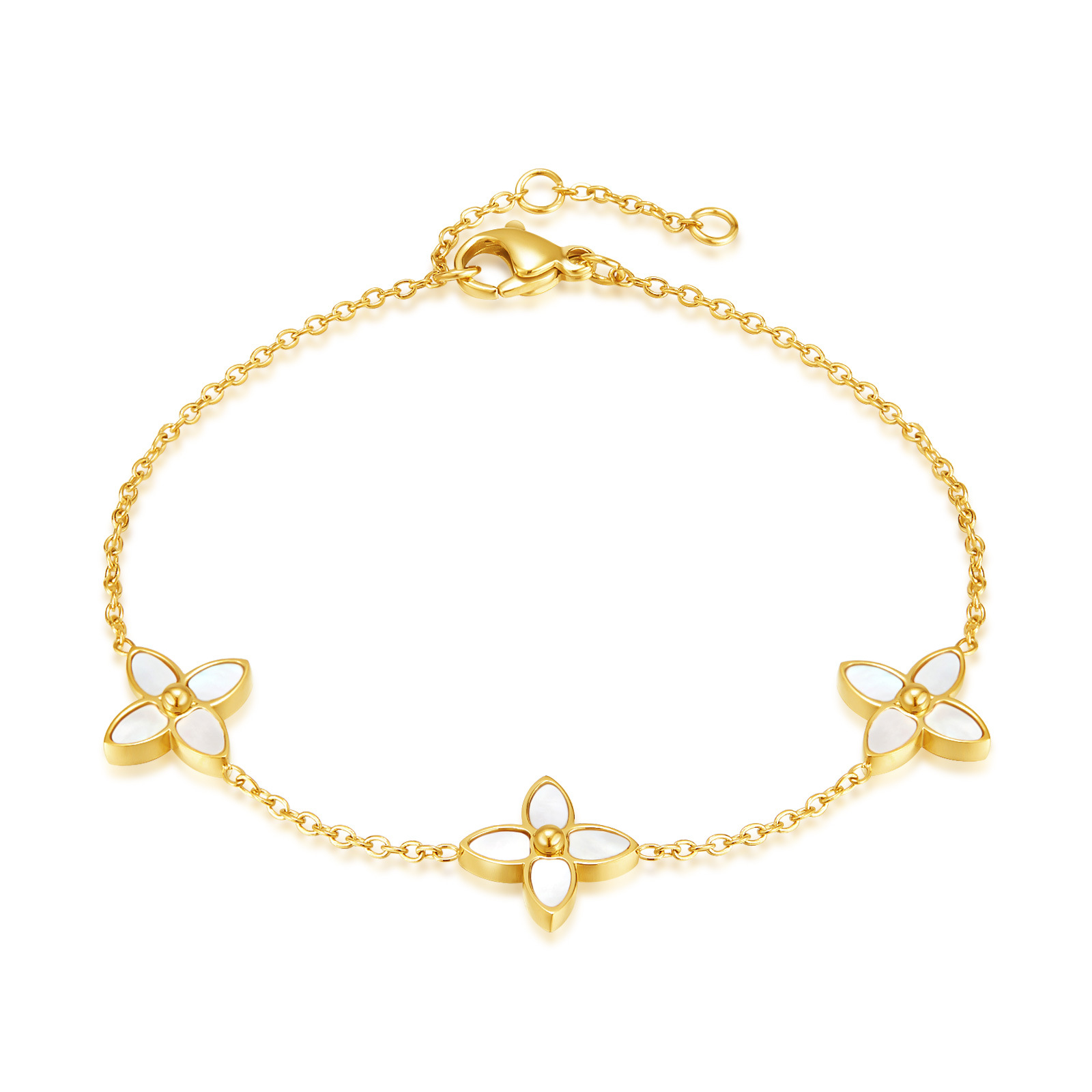 Special-interest Design All-match Clover All-match Bracelet Women