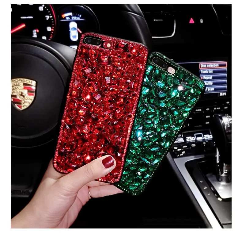 Phone Case New Full Diamond Rhinestone Gem All-inclusive Drop-resistant