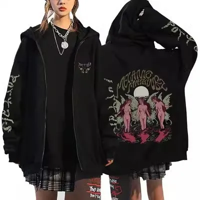 Men's And Women's Same Zipper Sweater Jacket Bw392 Black - Shop at LoveMi