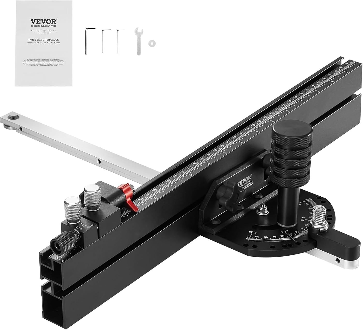 Woodworking Push Ruler Sliding Chute