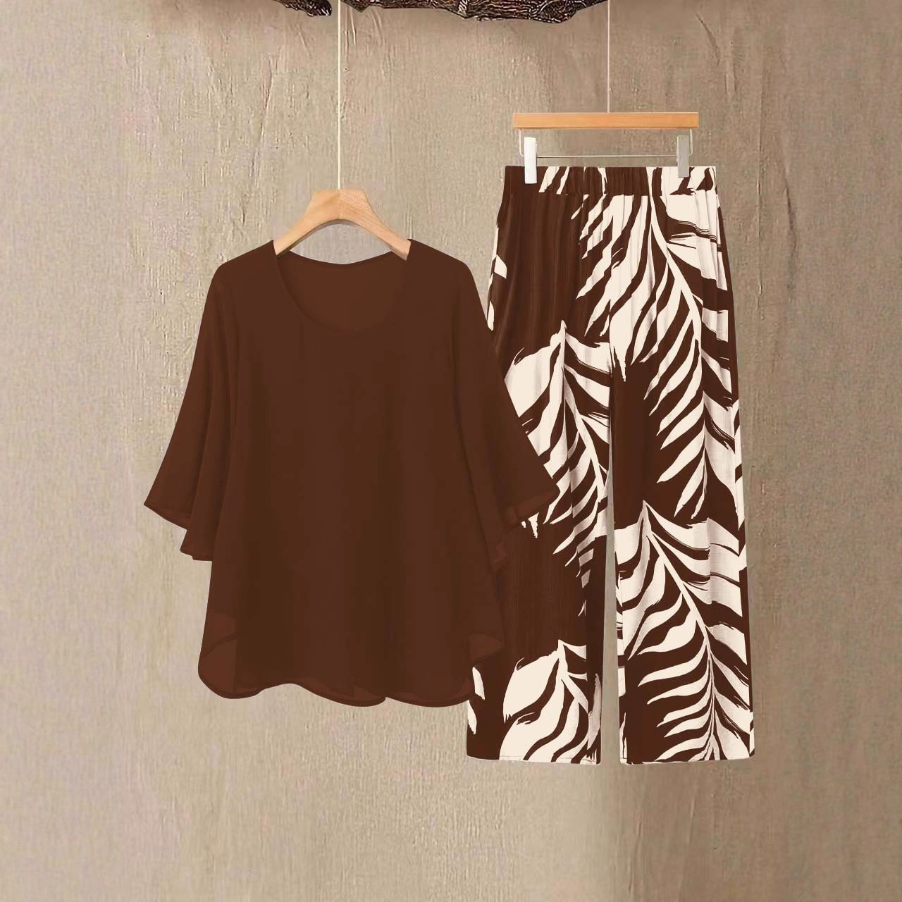 Women's Chiffon Fashionable Elegant Loose Suit