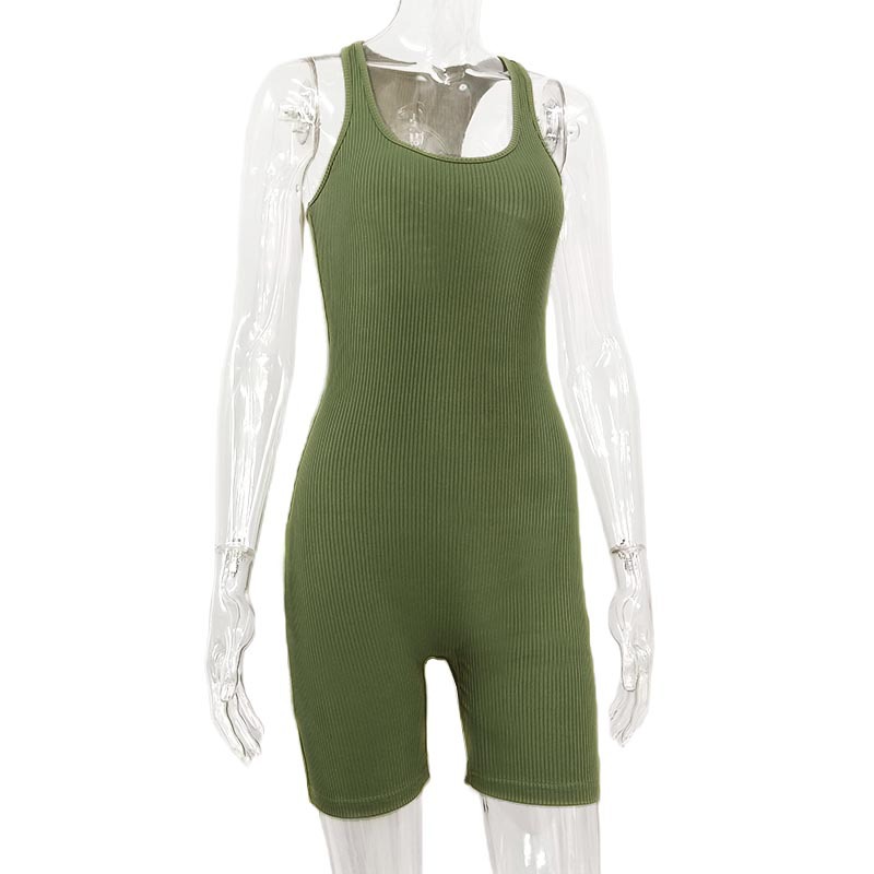 Women's Sleeveless Tight Hot Jumpsuit - Image 11