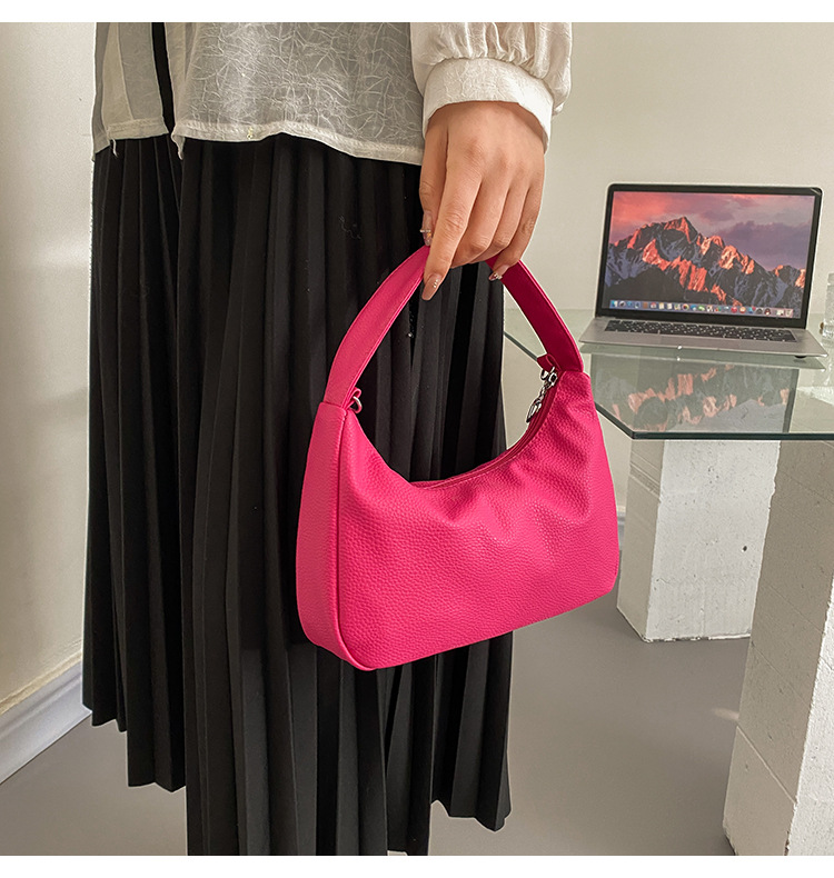 Title 17, Simple Candy Color One Shoulder Underarm Bag Cr...