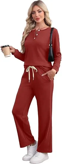 Fashionable Solid Color Versatile Women's Casual Suit Tzcyf05 L - Shop at LoveMi