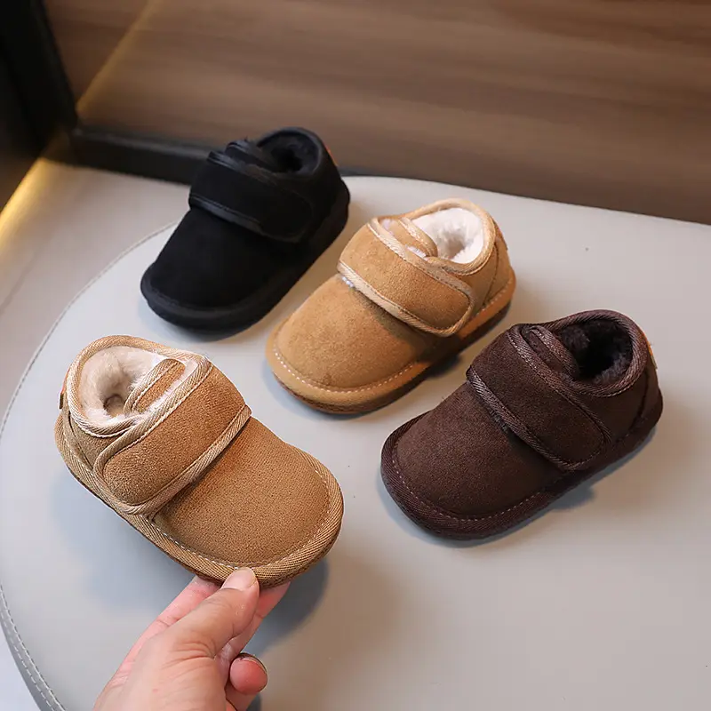 Boys Fleece-lined Cotton Boots