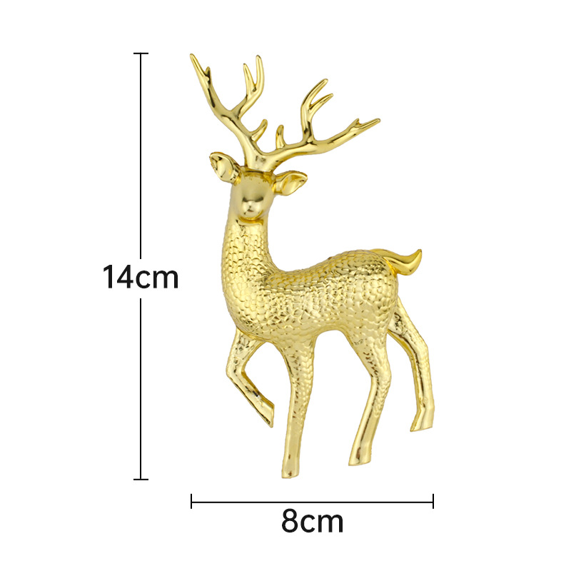 Plastic Golden Elk