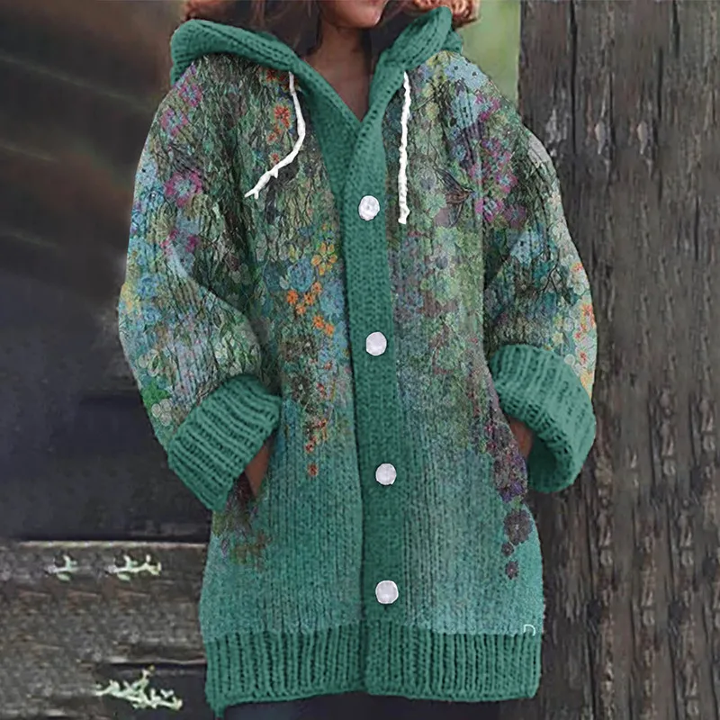 Sweater Autumn And Winter Loose Twist Cardigan - 5 Style-L