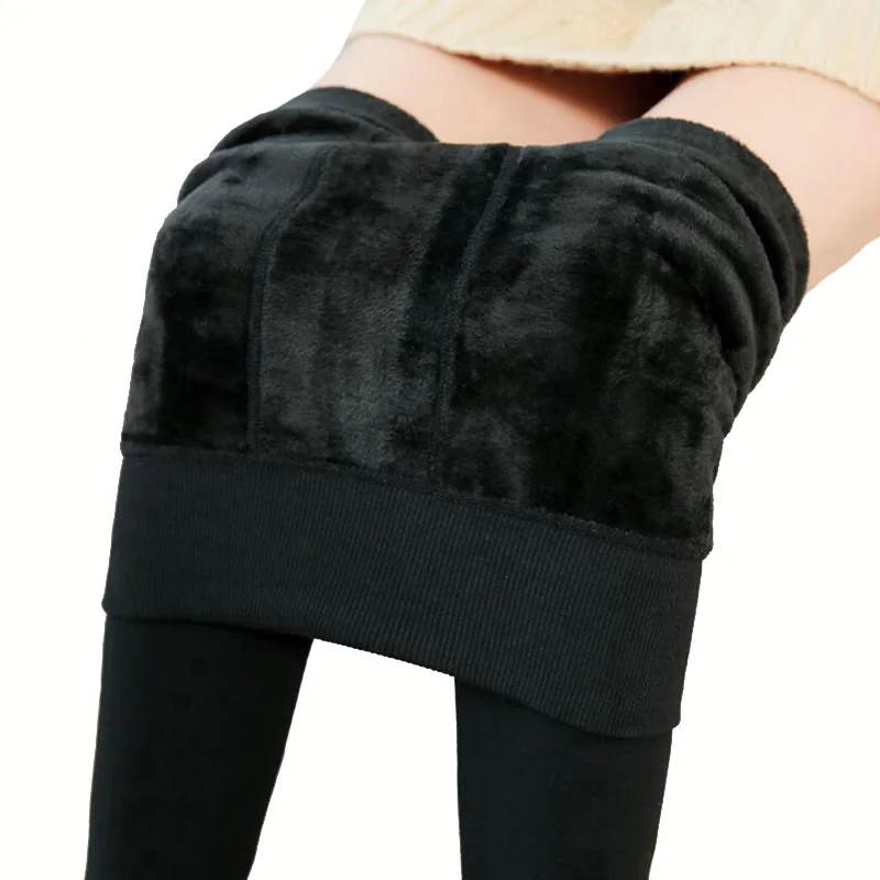 Title 22, Plus Samt verdickende Leggings für Damen, warm ...